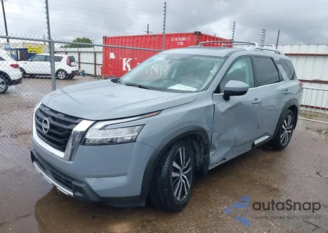 2024 Nissan Pathfinder Platinum 4Wd из США, поврежденный, VIN 5N1DR3DK2RC282394
